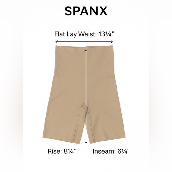 Spanx Shapewear Shorts | High Waist Thinstincts | Size L - Picture 1 of 8